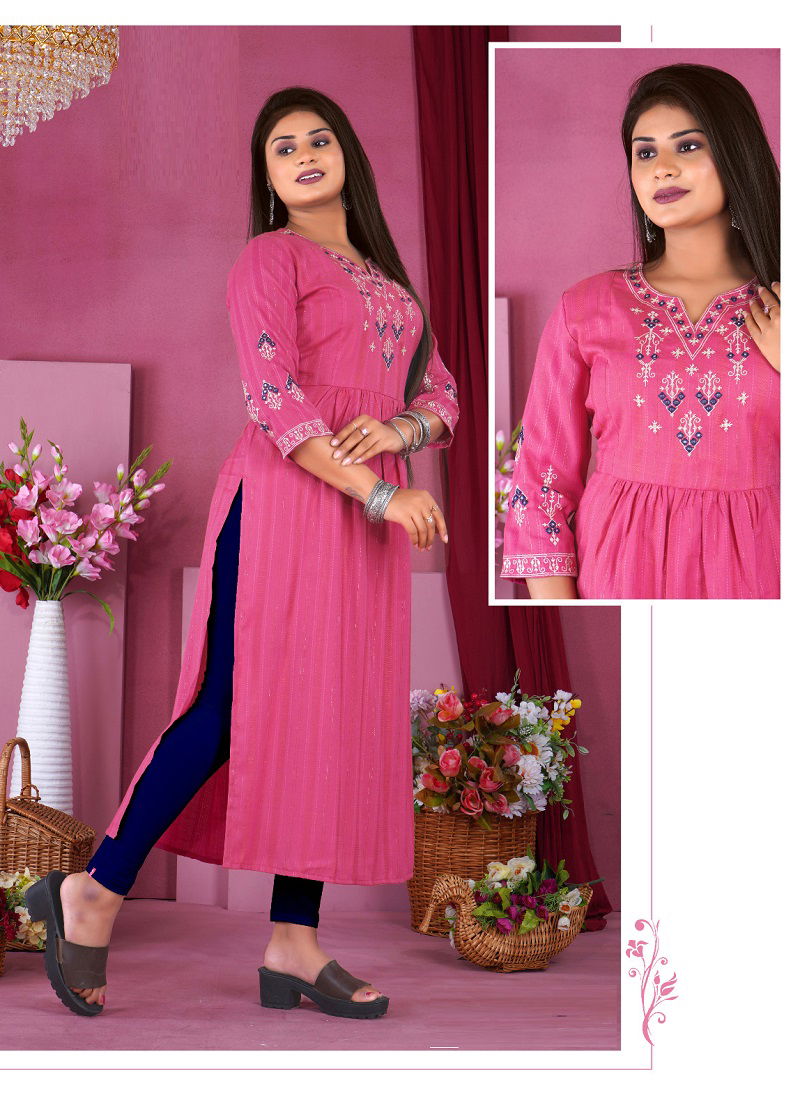 Hirwa Kainat Casual Naira Cut Designer Kurtis Catalog